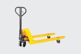 Steel wheel pallet truck