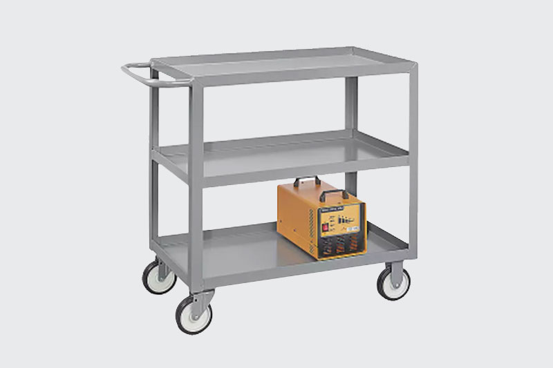 Welding steel handcart